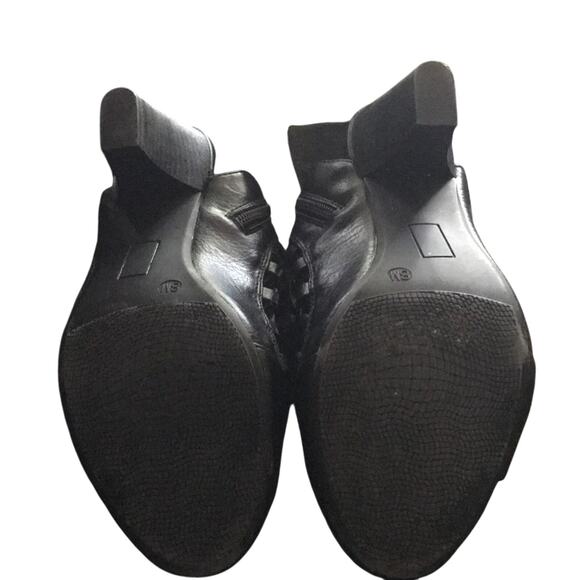 EUC Db Sz 8 Rylan Laced PU/Fabric Stylish Laced side zip open toe sandals - Picture 5 of 7